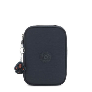 Kipling 100 Pens Classic Case Pouches Blue | US05JZMLN