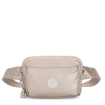 Kipling Abanu Multi Metallic Convertible Crossbody Bags Beige | US84JMXBA