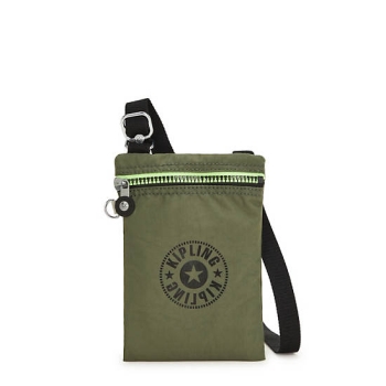 Kipling Afia Lite Mini Crossbody Bags Olive | US86LSBWZ