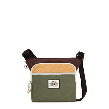 Kipling Almiro Crossbody Bags Olive | US10IEXHR