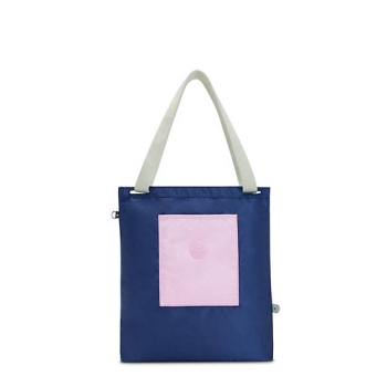 Kipling Annas Tote Bags Navy | US87GABLC