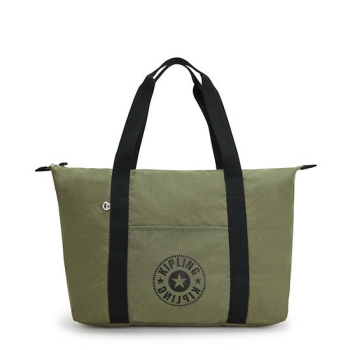 Kipling Art Medium Lite Tote Bags Olive | US30HLSAR