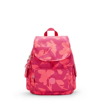 Kipling City Pack Small Printed Backpacks Pink | US19TLXQD