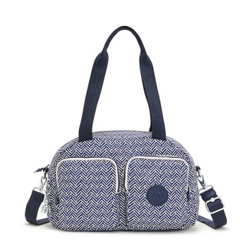 Kipling Cool Defea Printed Shoulder Bags Grey | US79MPBAD