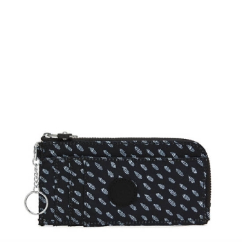 Kipling Dafni Printed Wallets Black White | US42QKBTM