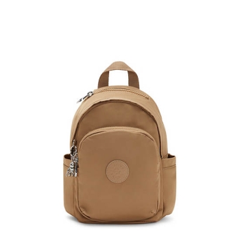 Kipling Delia Mini Backpacks Brown | US64IBAJW