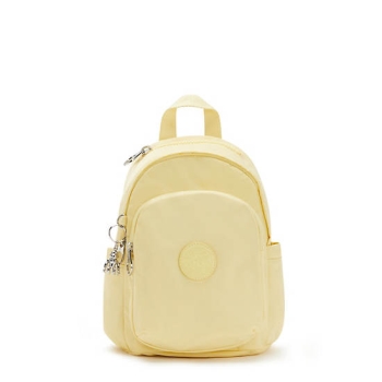 Kipling Delia Mini Backpacks Yellow | US39XBYZU