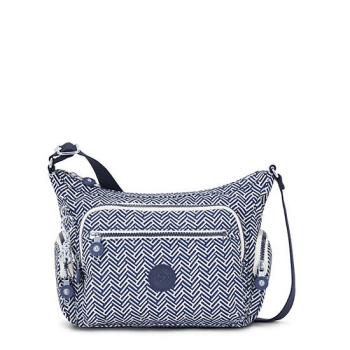 Kipling Gabbie Small Printed Crossbody Bags Grey | US56DBIPQ