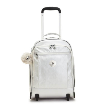 Kipling Gaze Large Metallic Rolling Backpacks Beige | US41FAELD