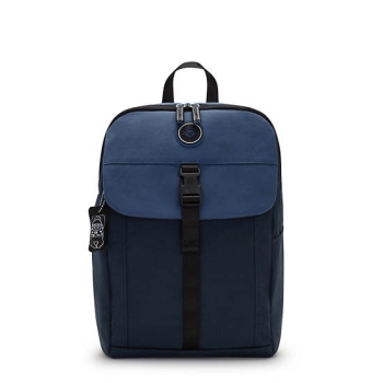 Kipling Genadi 16" Laptop Backpacks Blue | US60HUVDR