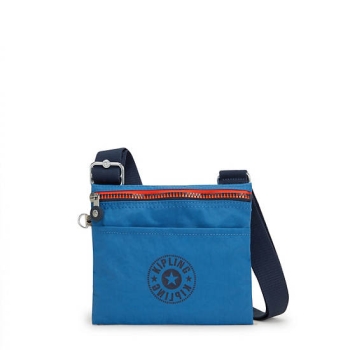 Kipling Gib Crossbody Bags Blue | US39LXJMR