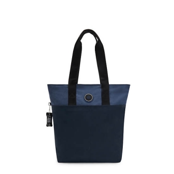 Kipling Hanifa 15" Tote Bags Blue | US50FHYKB