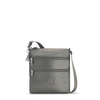 Kipling Keiko Metallic Crossbody Mini Bags Grey | US73KWEDH