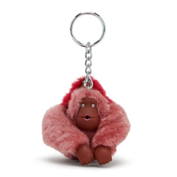 Kipling Mom And Baby Sven Monkey Keychains Red | US27SPOWE