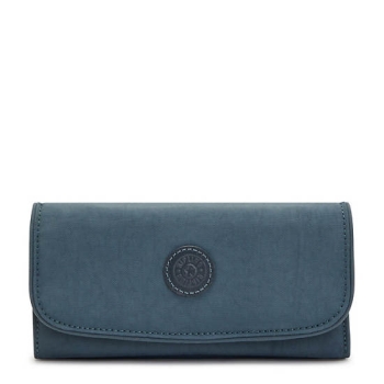 Kipling Money Land Snap Wallets Navy Grey | US35GORHP