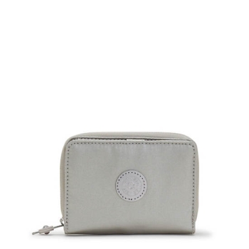 Kipling Money Love Metallic Small Wallets Silver | US25GISQR