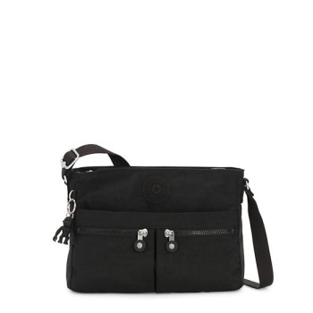 Kipling New Angie Crossbody Bags Black | US95PWMQT