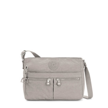 Kipling New Angie Crossbody Bags Grey | US91LGDSJ