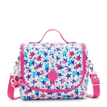 Kipling New Kichirou Printed Lunch Bags Pink | US20UMLAR