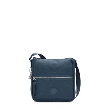 Kipling Oswin Shoulder Bag Pouches Navy Grey | US21QUJDP