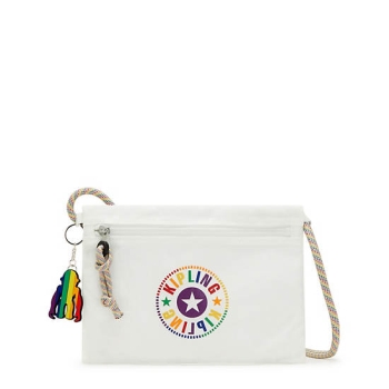 Kipling Ragu Crossbody Bags White Multicolor | US39EBMCU