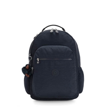 Kipling Seoul Large 15" Laptop Backpacks Blue | US14MCSQN