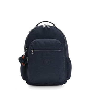 Kipling Seoul Large 15" Laptop Backpacks Navy | US89XCKRU