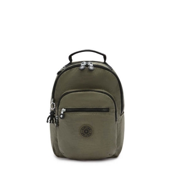 Kipling Seoul Small Tablet Backpacks Green | US54SVIWQ