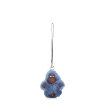 Kipling Sven Extra Small Iconic Monkey Keychains Blue | US72DUHEK