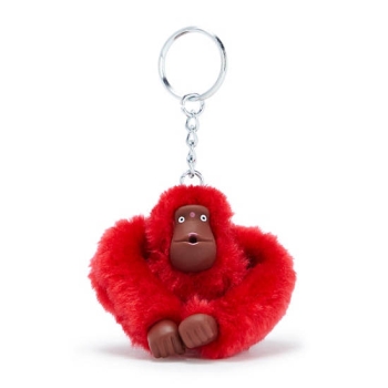 Kipling Sven Small Monkey Keychains Red Pink | US80AFOGC