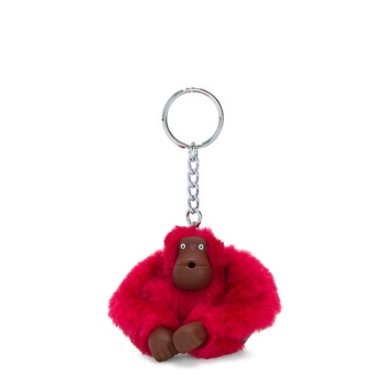 Kipling Sven Small Monkey Keychains Red | US80ZLAVG