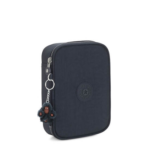 Kipling 100 Pens Classic Case Pouches Blue | US05JZMLN