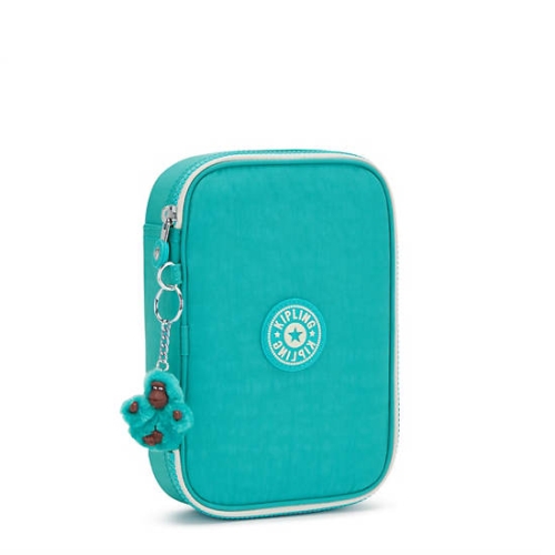 Kipling 100 Pens Classic Case Pouches Turquoise | US38SCTPD