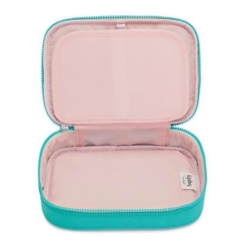 Kipling 100 Pens Classic Case Pouches Turquoise | US38SCTPD