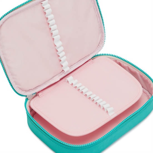 Kipling 100 Pens Classic Case Pouches Turquoise | US38SCTPD