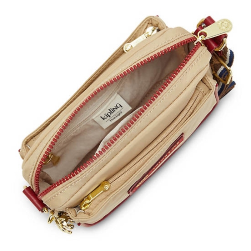 Kipling Abanu Crossbody Bags Beige | US63MGEUZ