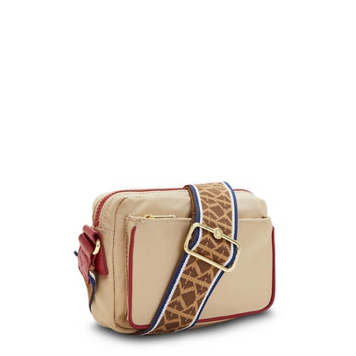 Kipling Abanu Crossbody Bags Beige | US63MGEUZ