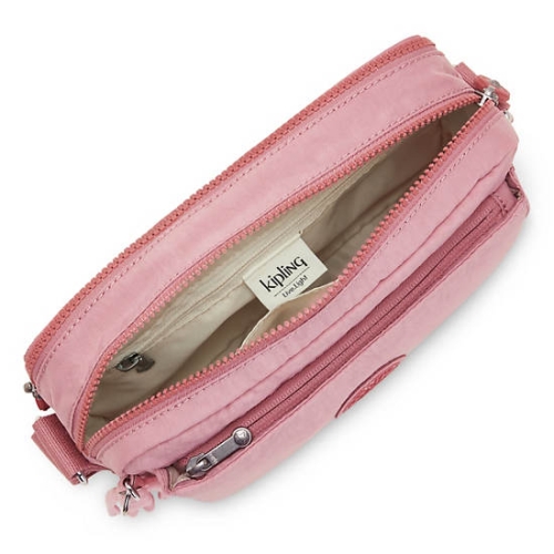 Kipling Abanu Medium Crossbody Bags Pink | US64BYZVX