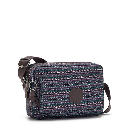 Kipling Abanu Medium Printed Crossbody Bags Navy | US32WHTQA