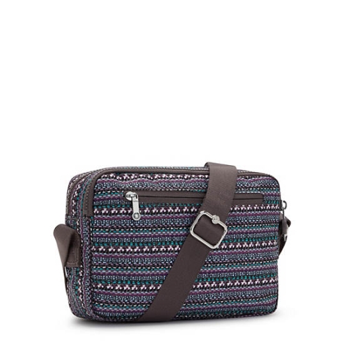 Kipling Abanu Medium Printed Crossbody Bags Navy | US32WHTQA