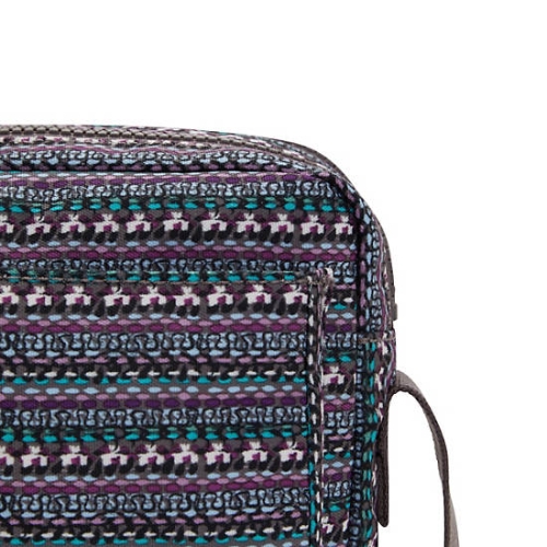 Kipling Abanu Medium Printed Crossbody Bags Navy | US32WHTQA