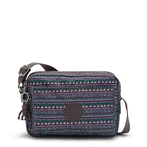 Kipling Abanu Medium Printed Crossbody Bags Navy | US32WHTQA