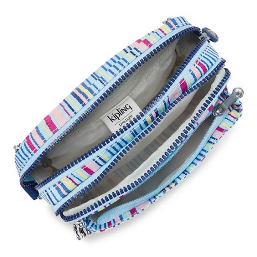 Kipling Abanu Multi Printed Convertible Crossbody Bags Blue Multicolor | US67XHGQS