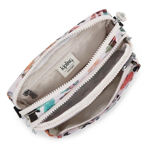 Kipling Abanu Multi Printed Convertible Crossbody Bags Multicolor | US78PRGSA