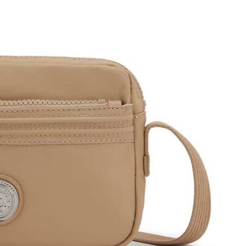 Kipling Abanu Slim Crossbody Bags Beige | US35FYGMI