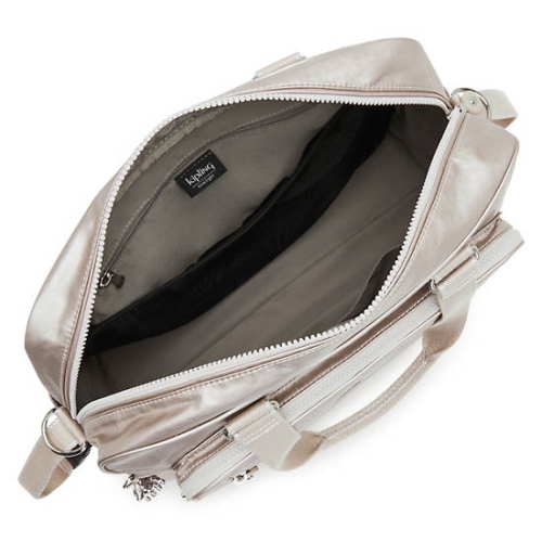 Kipling Alanna Metallic Diaper Bags Beige | US73ZUXBE