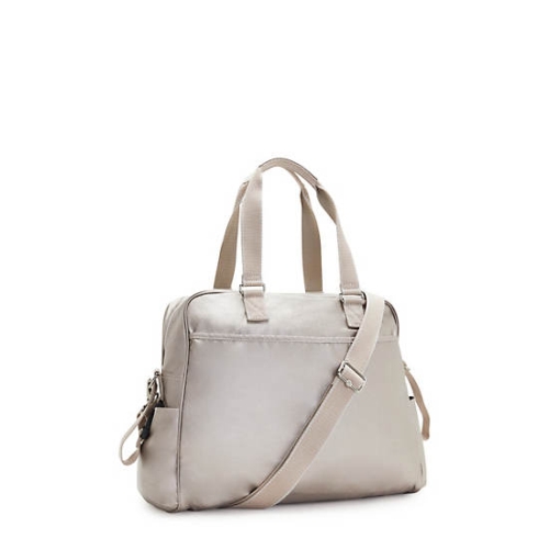 Kipling Alanna Metallic Diaper Bags Beige | US73ZUXBE