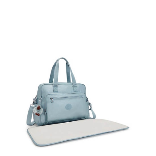 Kipling Alanna Metallic Diaper Bags Turquoise | US92AOFQS