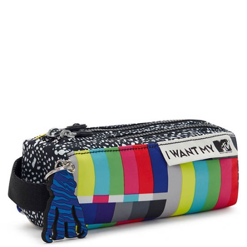 Kipling Allie MTV Pencil Case Pouches Multicolor | US02OSHDR