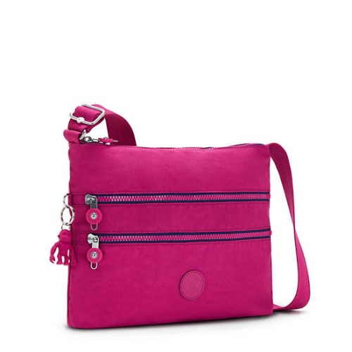 Kipling Alvar Crossbody Bags Pink Fuchsia | US31BFXDR